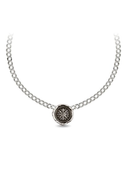 Direction Double Curb Link Talisman Choker