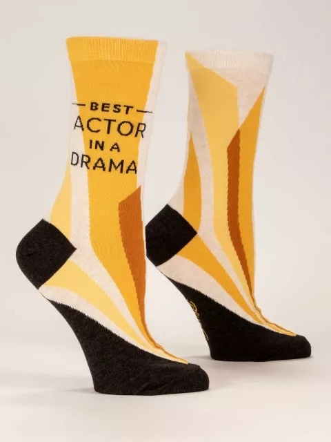 Best Actor In Drama Women's Crew Socks-1