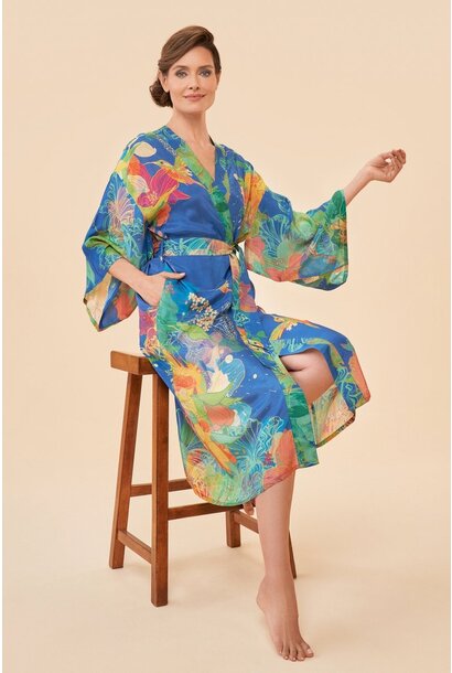 Hummingbird Kimono Gown