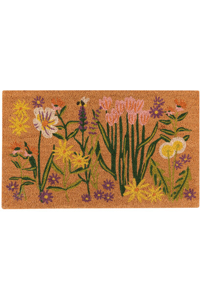 Bees & Blooms Coir Fibre Doormat