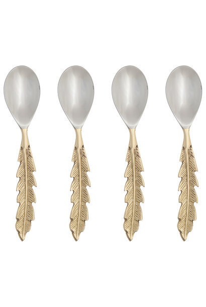 Plume Gold Spoons Set