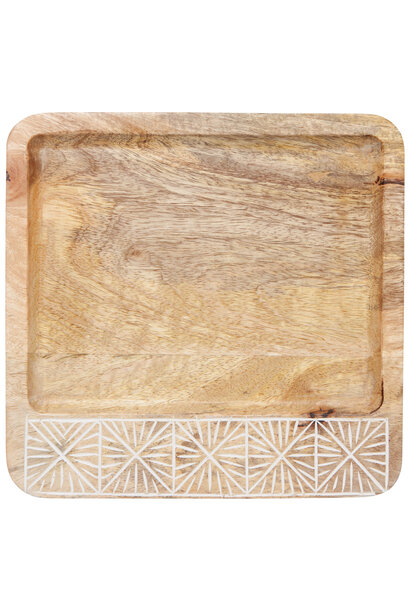 Nosh Mango Wood Plate