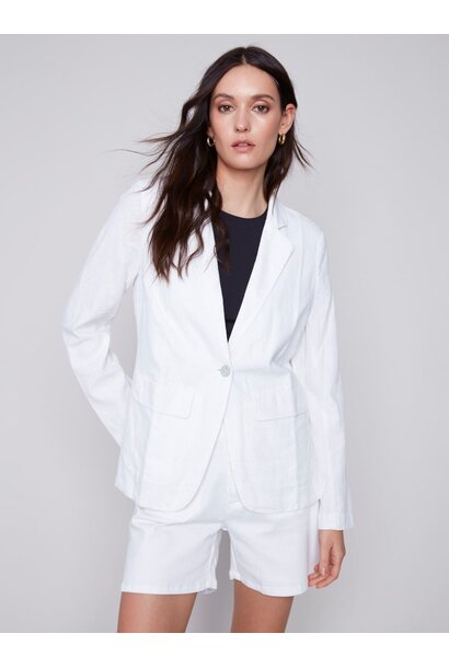 Light Linen Blend Blazer