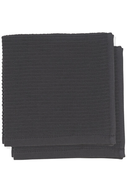 Black Ripple Dishcloth Set