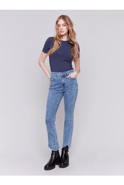 Front Tulip Hem Jeans