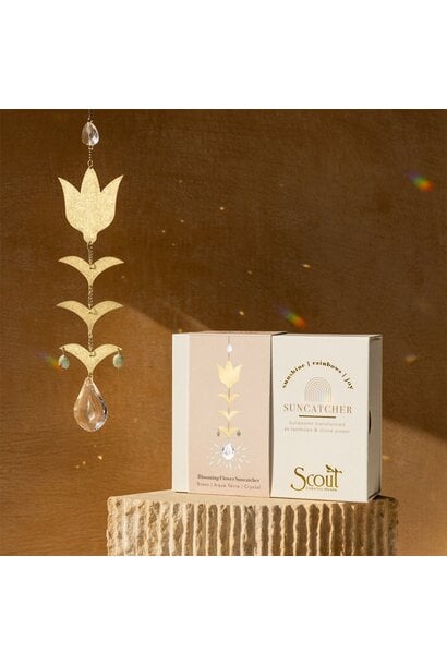 Suncatcher - Blooming Flower/Aqua Terra