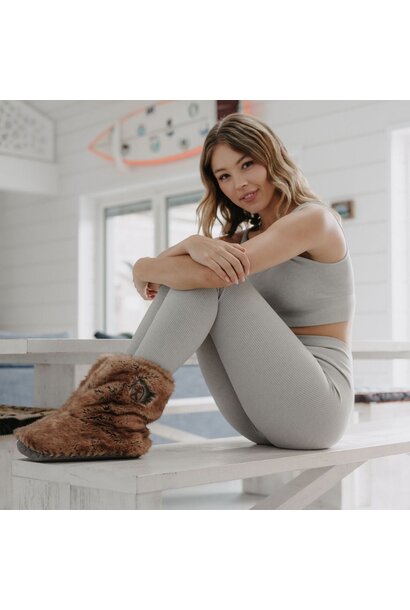 Bedroom Athletics Harriet 100 Recycled Faux Fur Slipper Boot Castles Cottages Ciao Bella Boutique