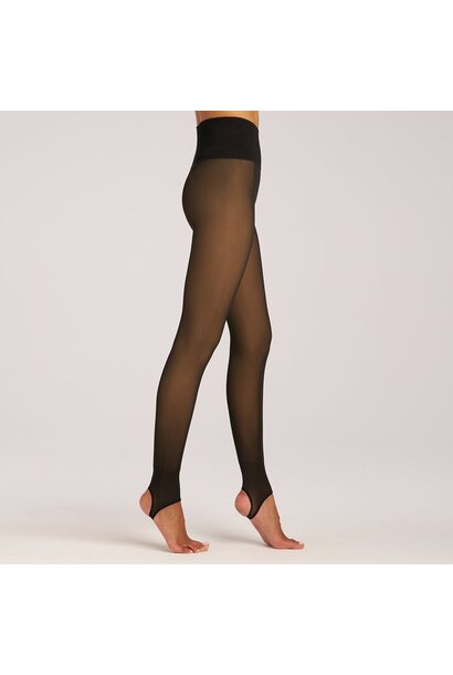 Womens Faux Translucent Fleeced Tight