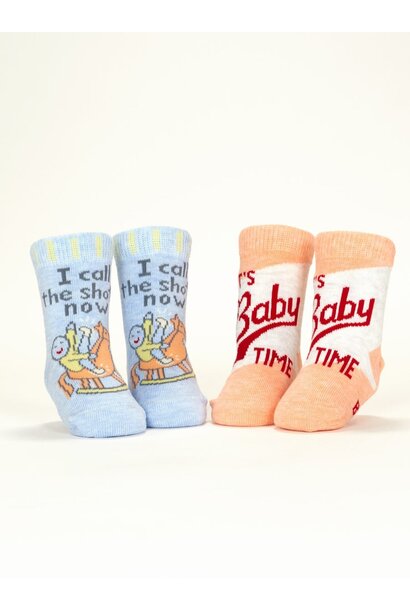 I Call The Shots Now/ It's Baby Time Baby Socks