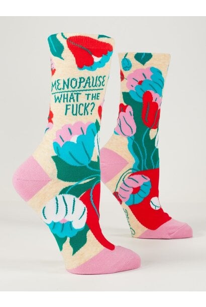 Menopause. What The Fuck? Women's Crew Socks