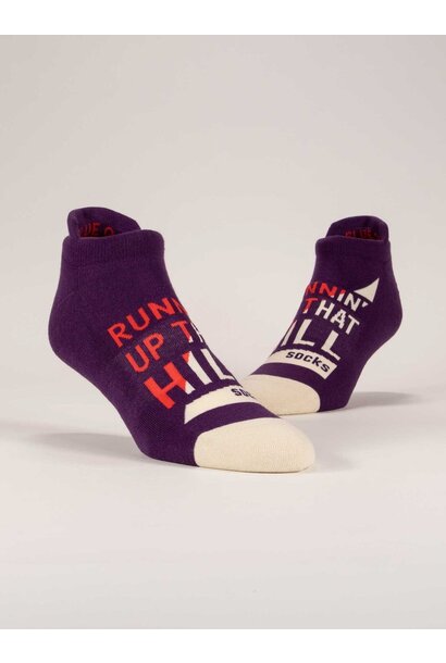 Runnin' Up That Hill Sneaker Socks