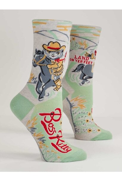 Boss Kitty Women's Crew Socks