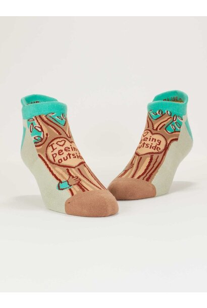 I Heart Peeing Outside Sneaker Socks