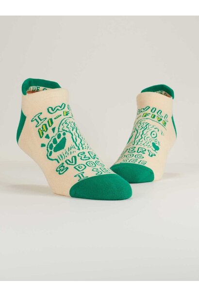 I Will Hi-Five Every Dog I See Sneaker Socks