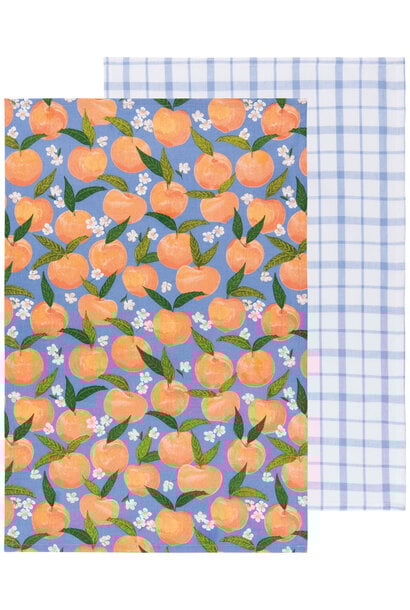 Peaches Dishtowel Set