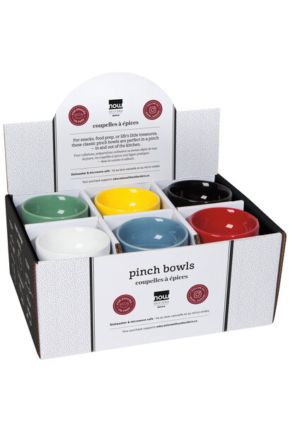 Color Center Pinch Bowls