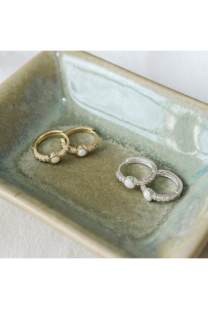 Opal Gleam Hoop
