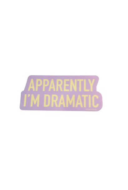 Dramatic Vinyl Sticker
