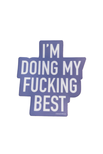 Fucking Best Vinyl Sticker