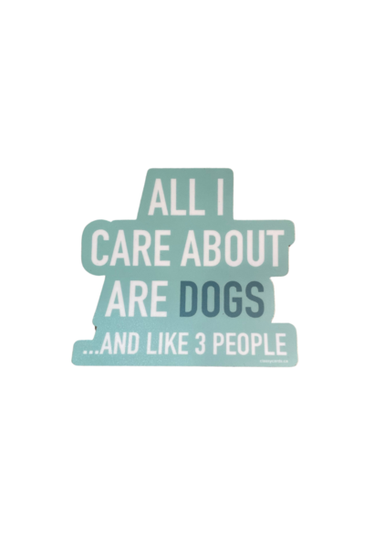 Care Dogs Vinyl Sticker