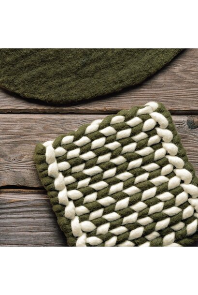 Braid Felt Wool Trivet