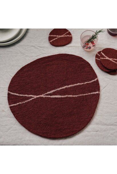Striato Felt Wool Placemat