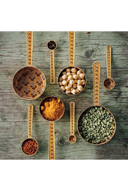 Enameled Steel Measuring Cups Set