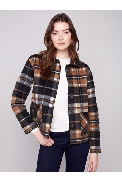 Reversible Plaid Jacket