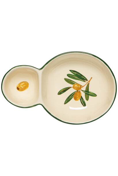 Olive Divided Dish
