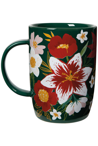Amaryllis Christmas Tall Mug
