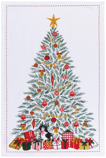 Festive Fir Christmas Dishtowel