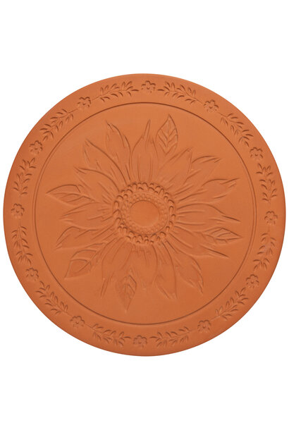 Sunflower Splendor Terracotta Bread Warming Stone