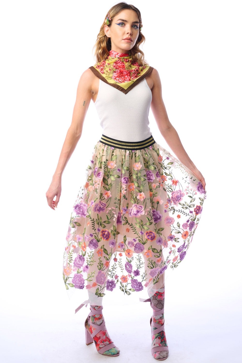 Lavender Love Skirt-2