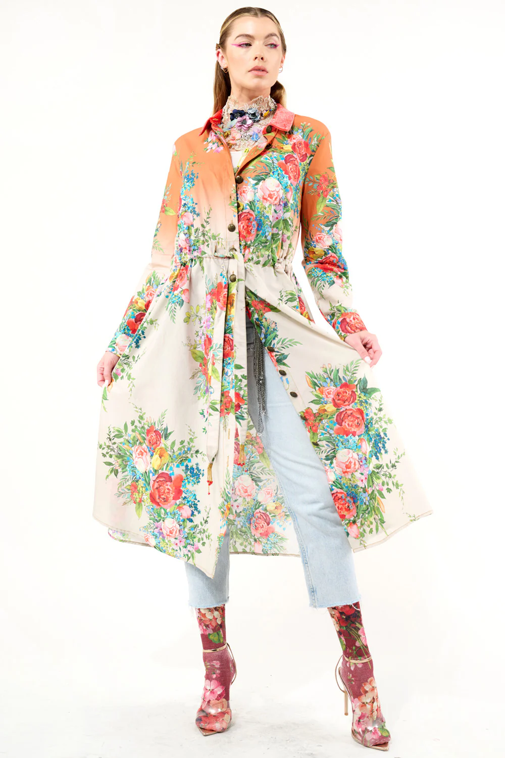 Zinnia Shirt Dress-3