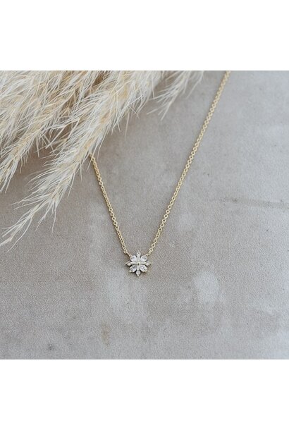 Snow Crystal Necklace