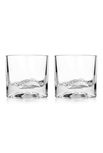 Rocky Mountains Glasses Set of 2