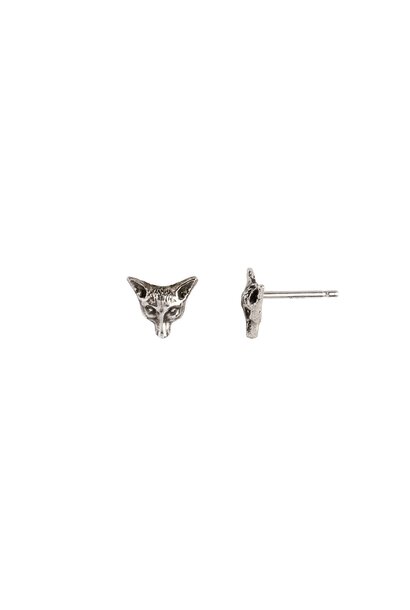 Fox Symbol Charm Studs