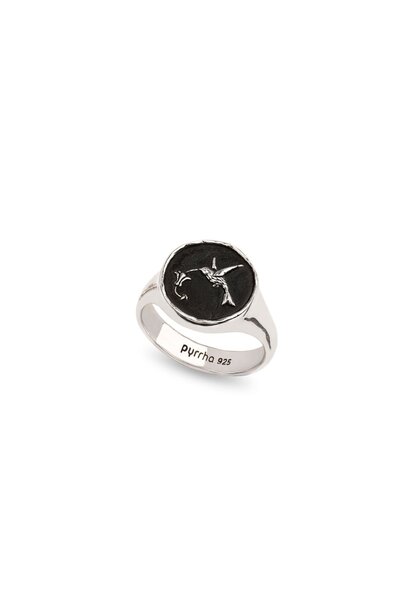 Hummingbird Signet Ring