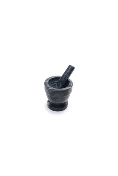 Black Marble Mortar & Pestle