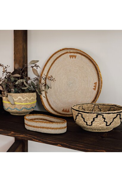 Apex Seagrass Round Tray