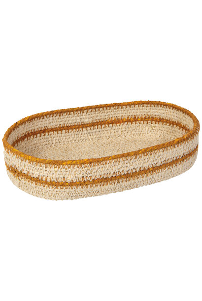 Linear Seagrass Oval Tray