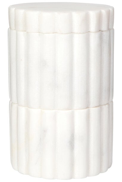 Fluted Marble Salt Cellar