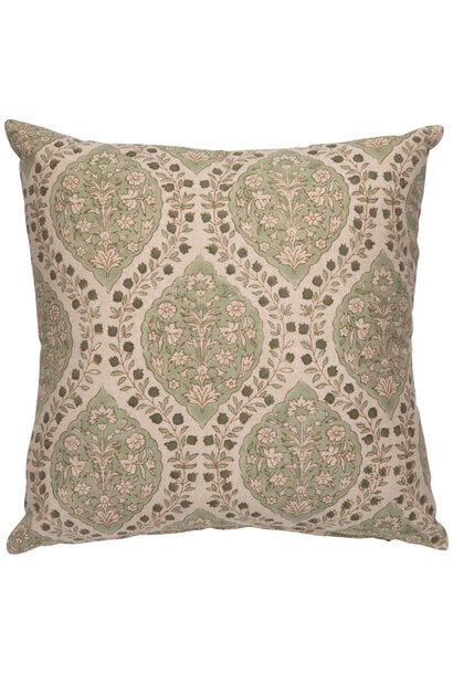 Ogee Block Print Pillow