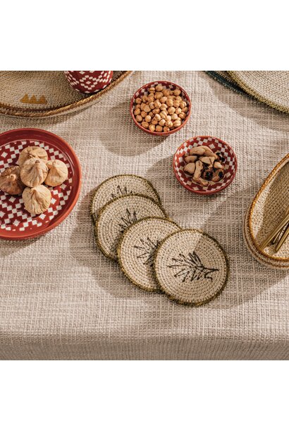 Sylvan Seagrass Coasters Set