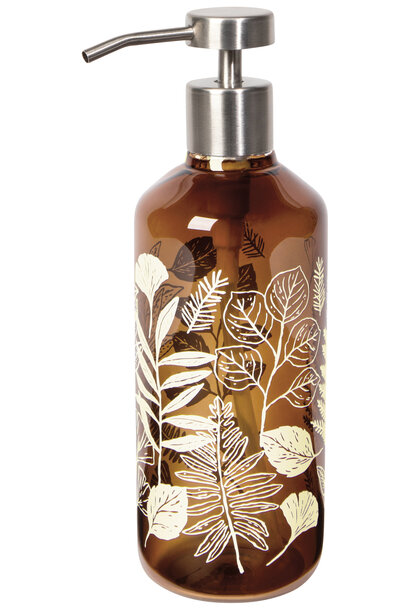 Fern & Frond Glass Soap Pump