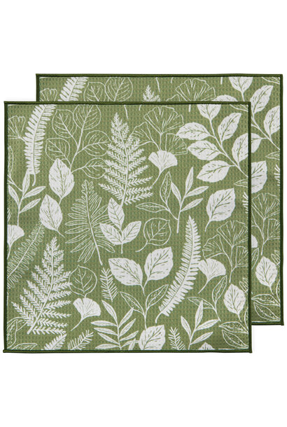 Fern & Frond Recycled Microfibre Dishcloths Set of 2