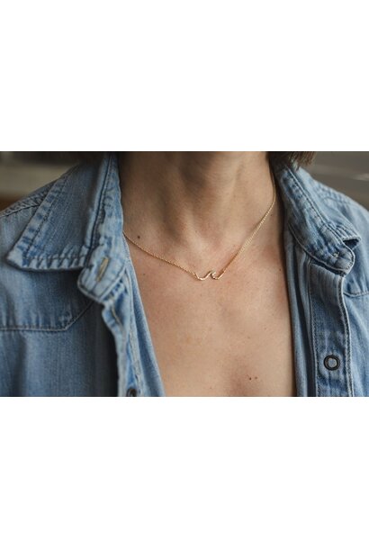 Tiny Wave Necklace