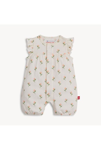 Organic Cotton Magnetic Romper