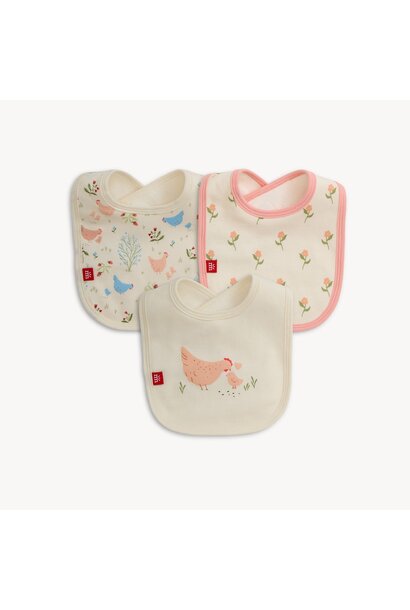 Organic Cotton Magnetic Bib 3- Pack