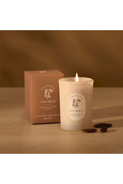 Sun Woven Poured Candle